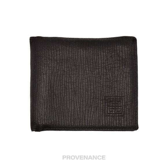 🔴 Givenchy Bifold Wallet - Black Leather - Picture 1 of 8